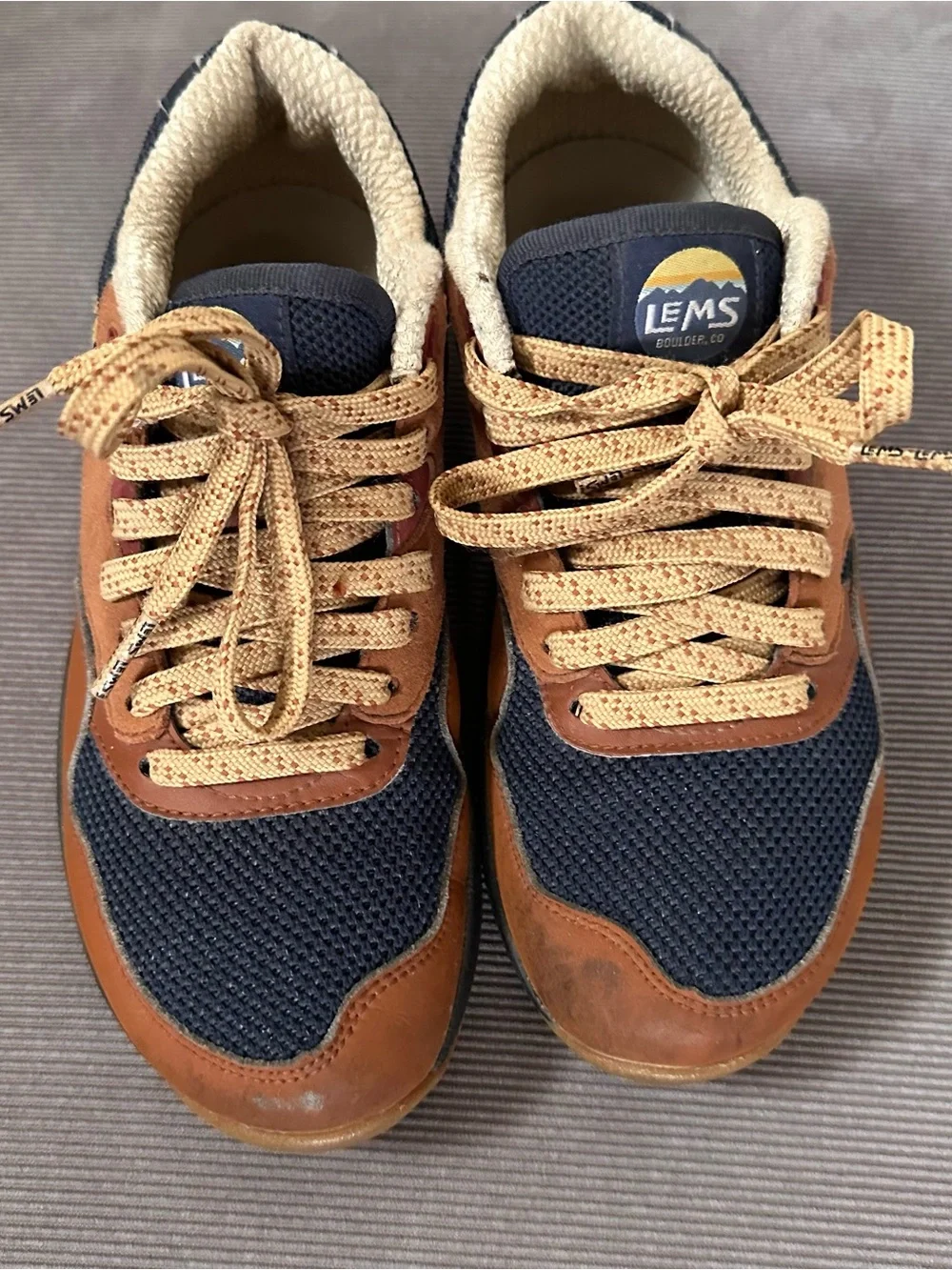 Lems Women’s Trailhead Sequoia Brown Minimalist Hiking Trail Shoes Size 6.5